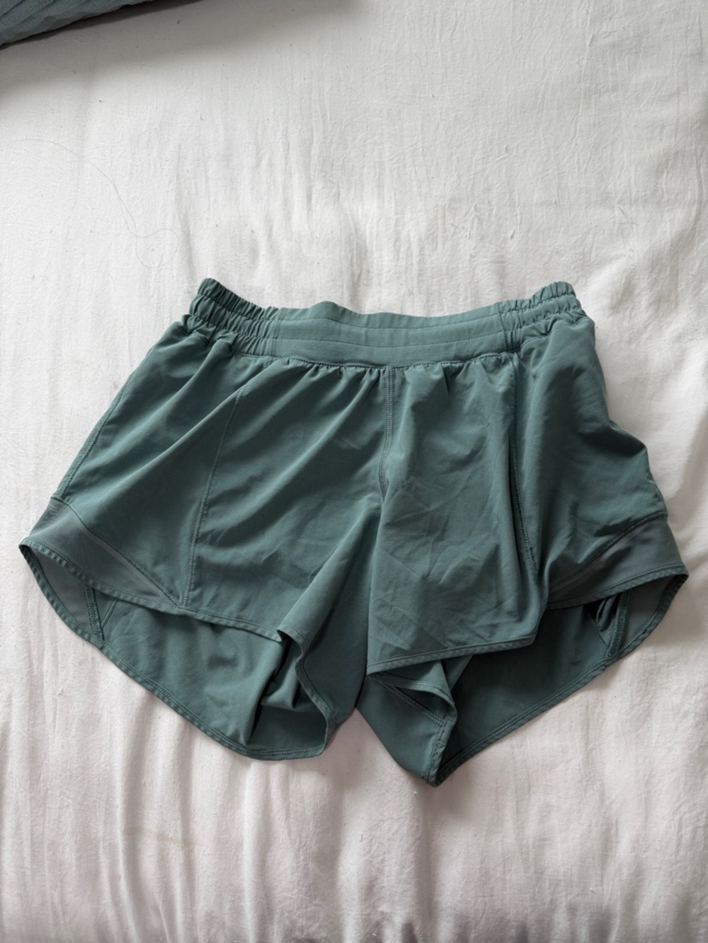 lululemon athletica Hotty hot Women's Athletic Shorts - Teal Green